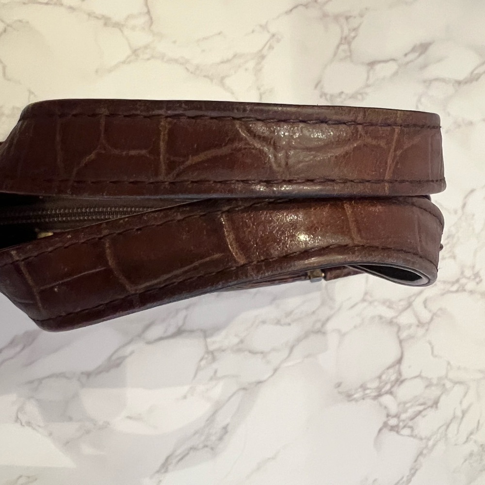 Yves Saint Laurent Vintage Rare Crock Embossed Handbag - Picture 10 of 15